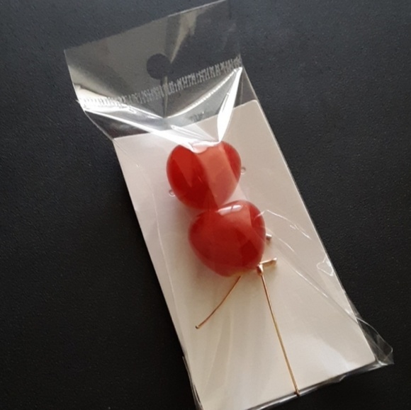 😍 Gorgeous Cherry Drop Earrings- red - Picture 5 of 5